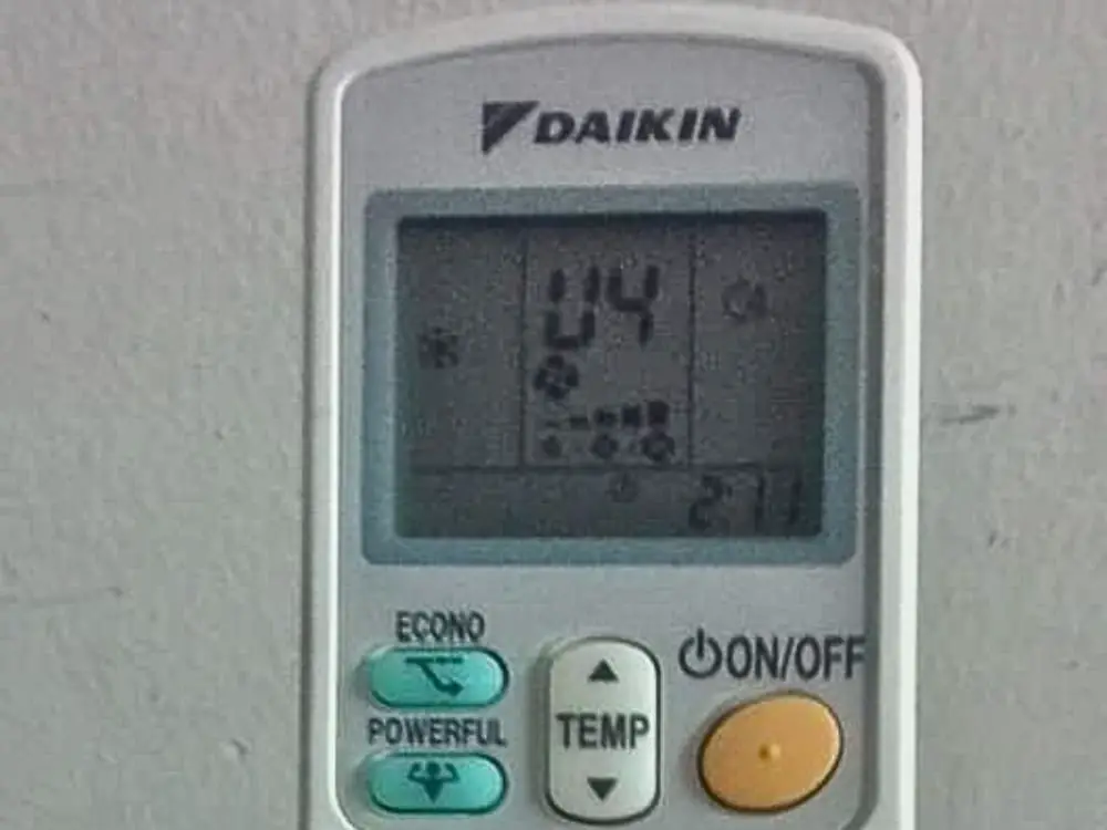 Solución rápida al código de error Daikin U4